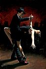 Famous Tango Paintings - TANGO VII with hat